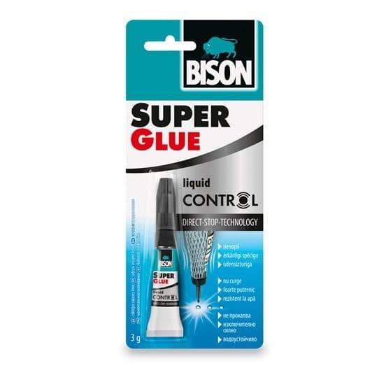 Adeziv Super Glue Adeziv Super Glue 3 g Control Bison