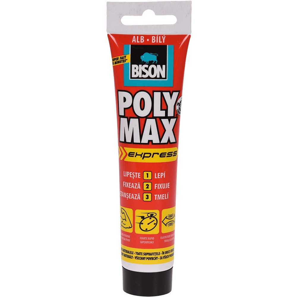 Adeziv si etanseizant Adeziv si etanseizant alb 165 g Poly Max Original Bison