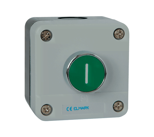 Buton cu arc de revenire buton