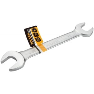 Cheie fixa, capat deschis, dublu, 25 x 28 mm, Cr-V, Tolsen