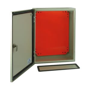 Dulap metalic cu contrapanou, IP65, 80 x 60 x 25 mm, Elmark
