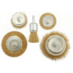 Perie sârmă, set 5 buc, 77552, Tolsen