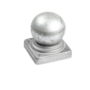 Capac stalp gard, cu bila, 100 x 100 mm, zincat